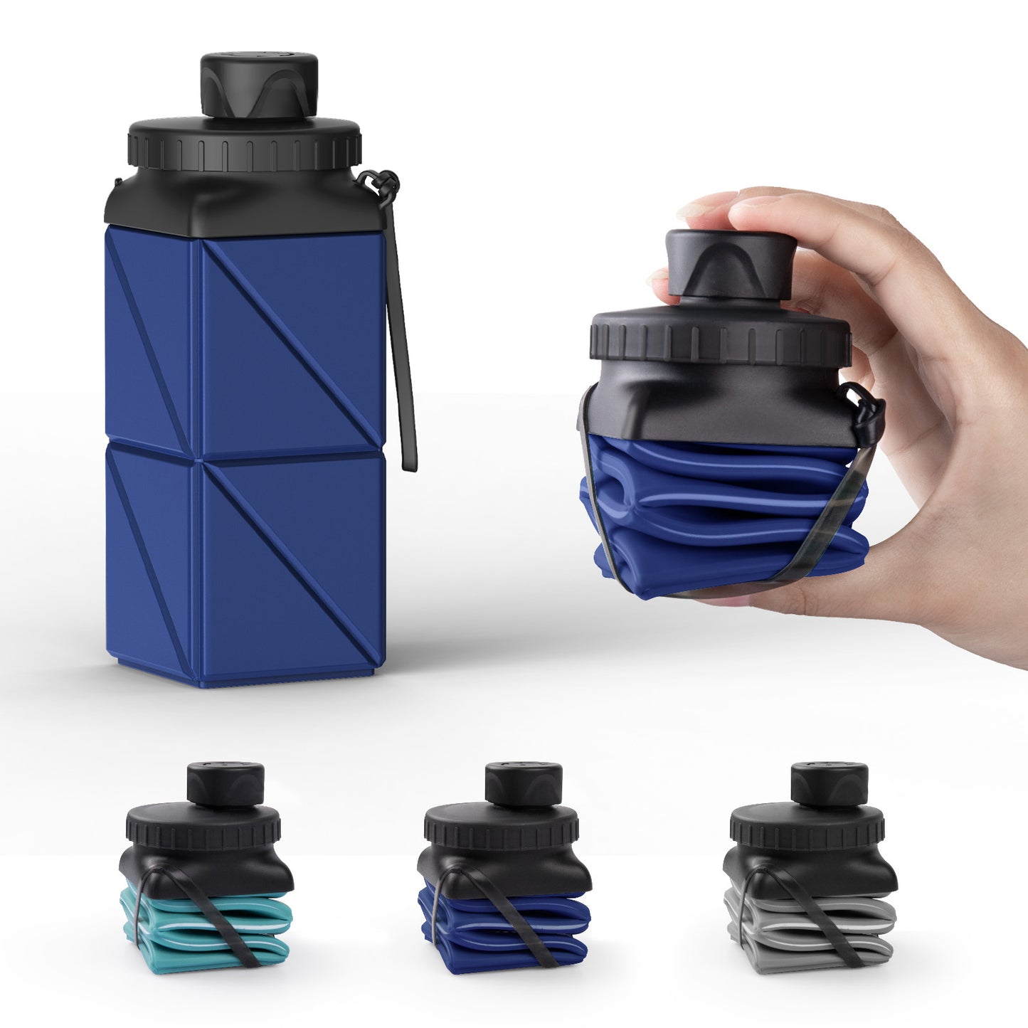 SH-20 420ML Square Collapsible Cup | Portable Silicone Design, Eco-Friendly & Durable