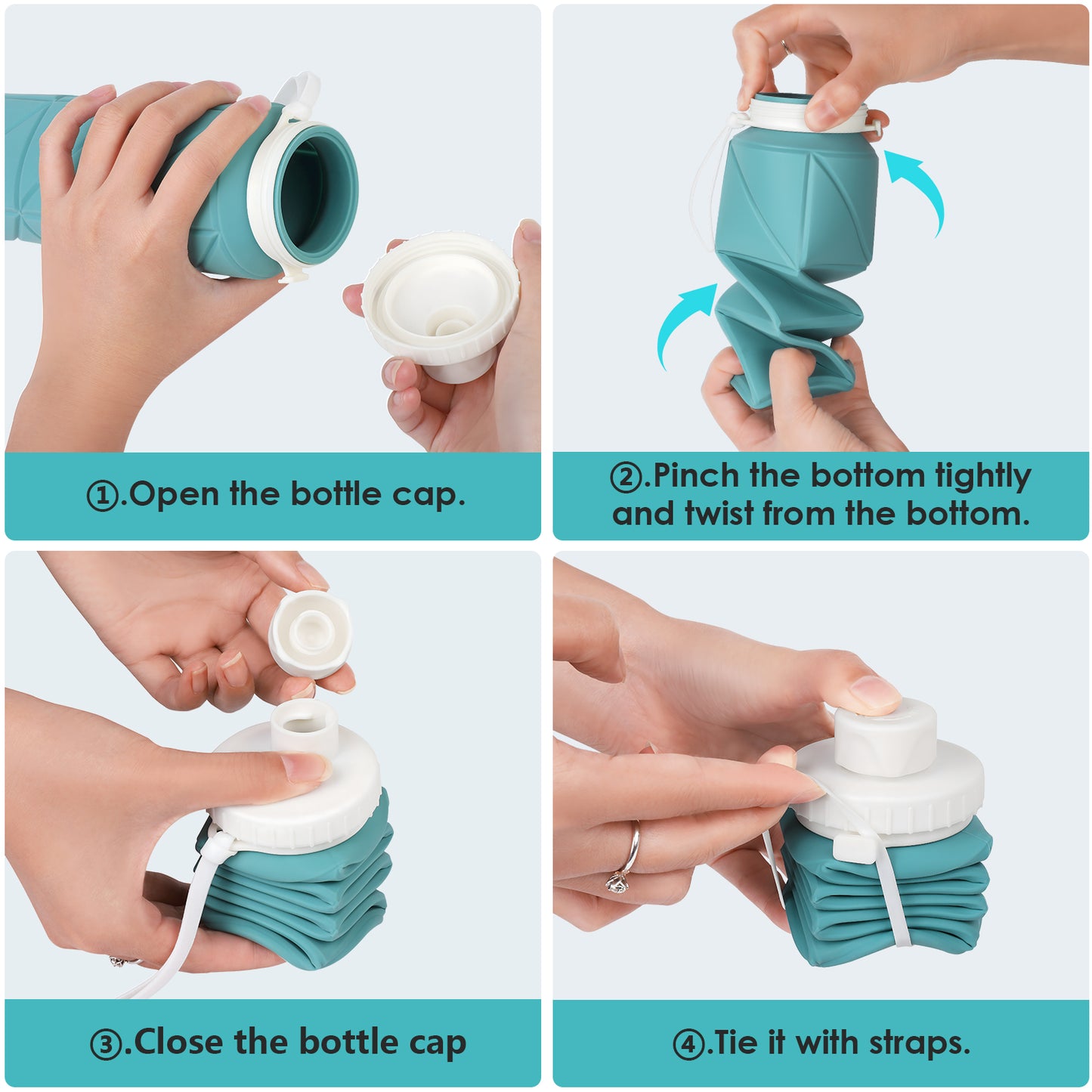 SH-16 690ML Round Water Cup (Straw Lid) | Leak-Proof, Convenient & Stylish
