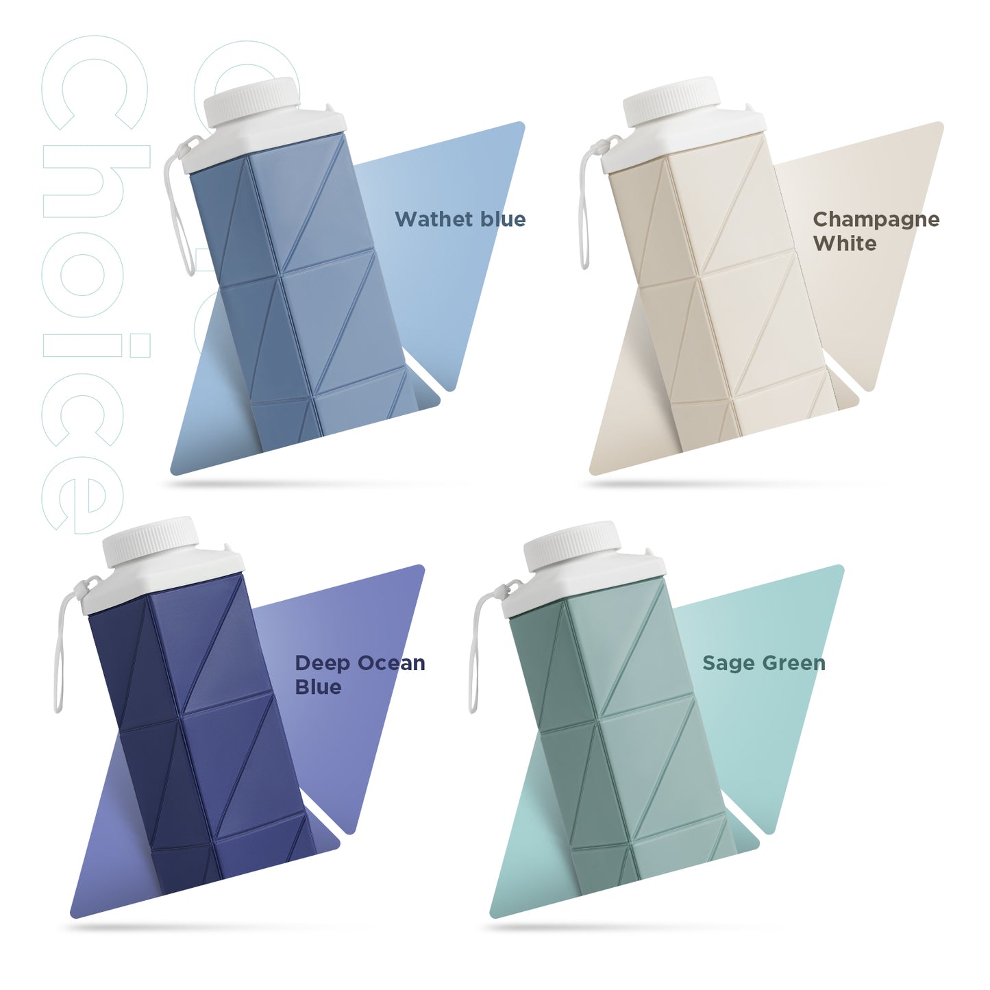 SH-18 Collapsible Water Bottle 720ml (24oz) – Ultra-Portable, Leak-Proof & Eco-Friendly