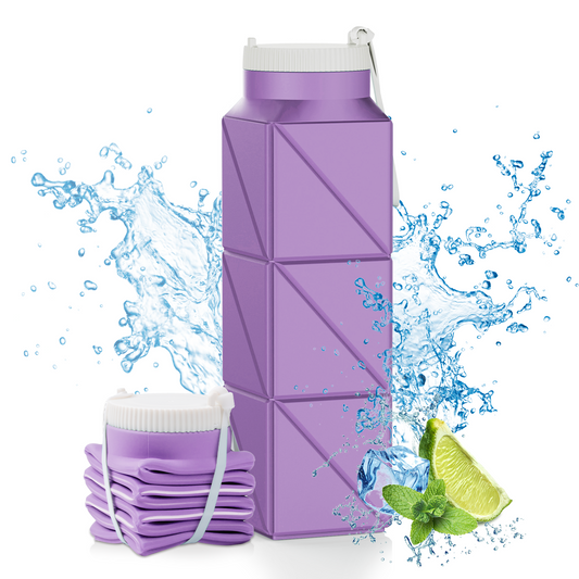 SH-21 610ML Square Collapsible Cup | Portable Silicone Design, Eco-Friendly & Durable