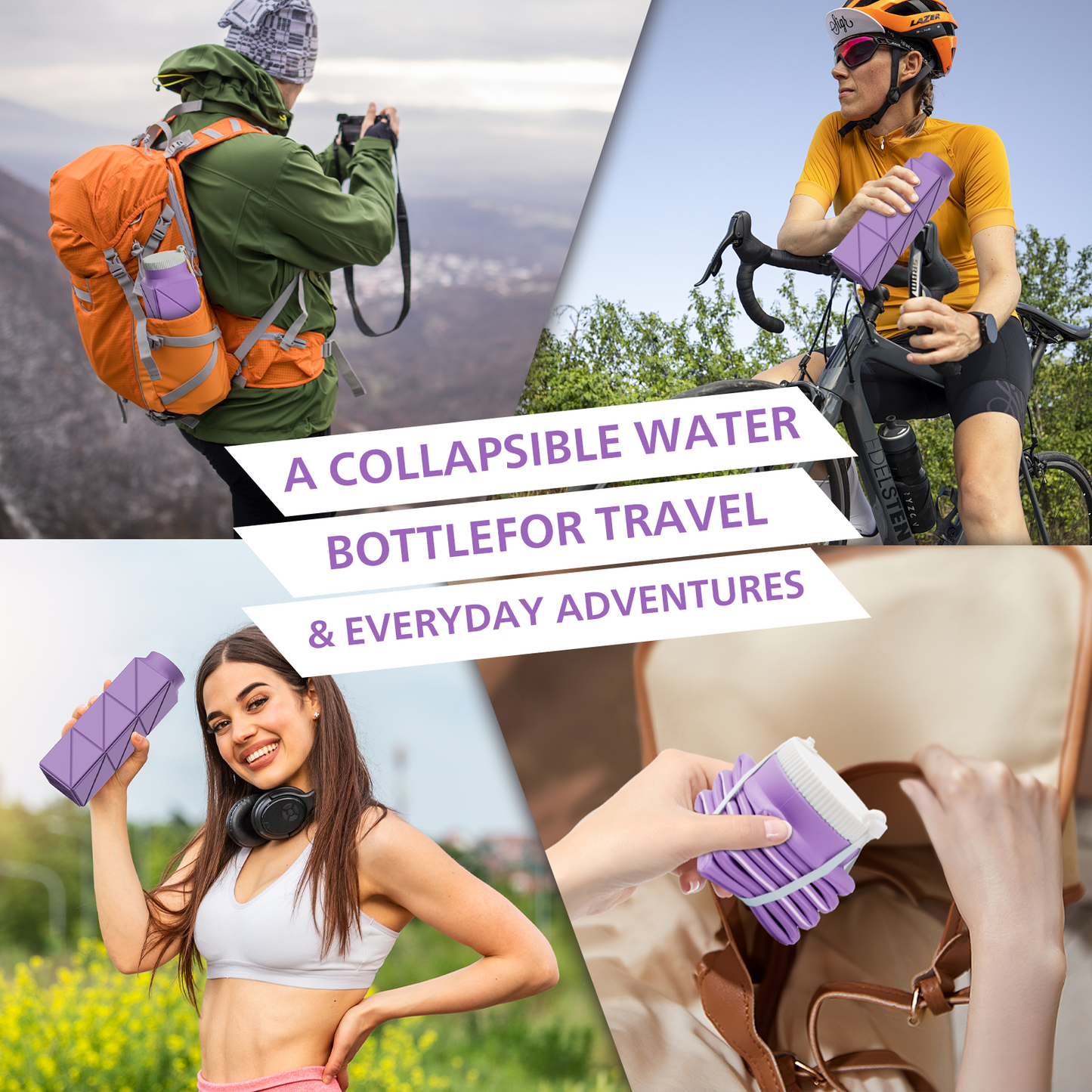 SH-21 610ML Square Collapsible Cup | Portable Silicone Design, Eco-Friendly & Durable