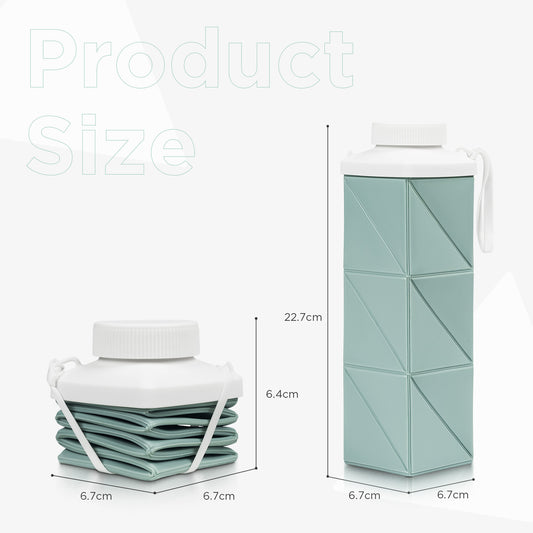 SH-18 Collapsible Water Bottle 720ml (24oz) – Ultra-Portable, Leak-Proof & Eco-Friendly