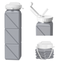 SH-15 1st Gen Square Foldable Water Bottle - Straw, Durable & Practical