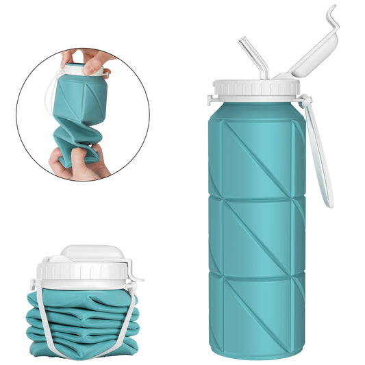 SH-16 690ML Round Water Cup (Straw Lid) | Leak-Proof, Convenient & Stylish
