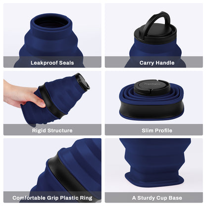 SH-23 Flat Water Bottle | 600ml Slim & Portable for Everyday Hydration