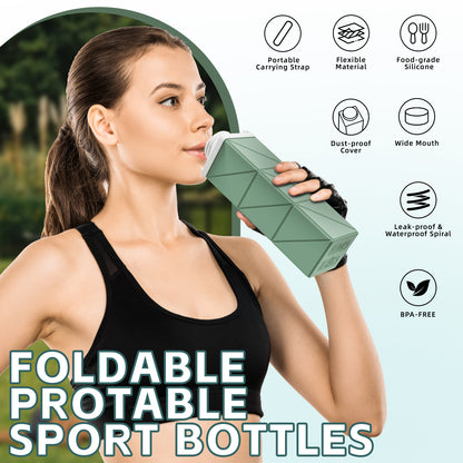 SH-18 Collapsible Water Bottle 720ml (24oz) – Ultra-Portable, Leak-Proof & Eco-Friendly